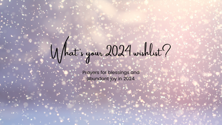 Wishlist for a blissful 2024
